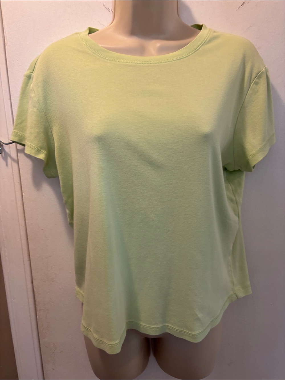 Talbots large Green s/s Pima cotton Tee shirt 26-308